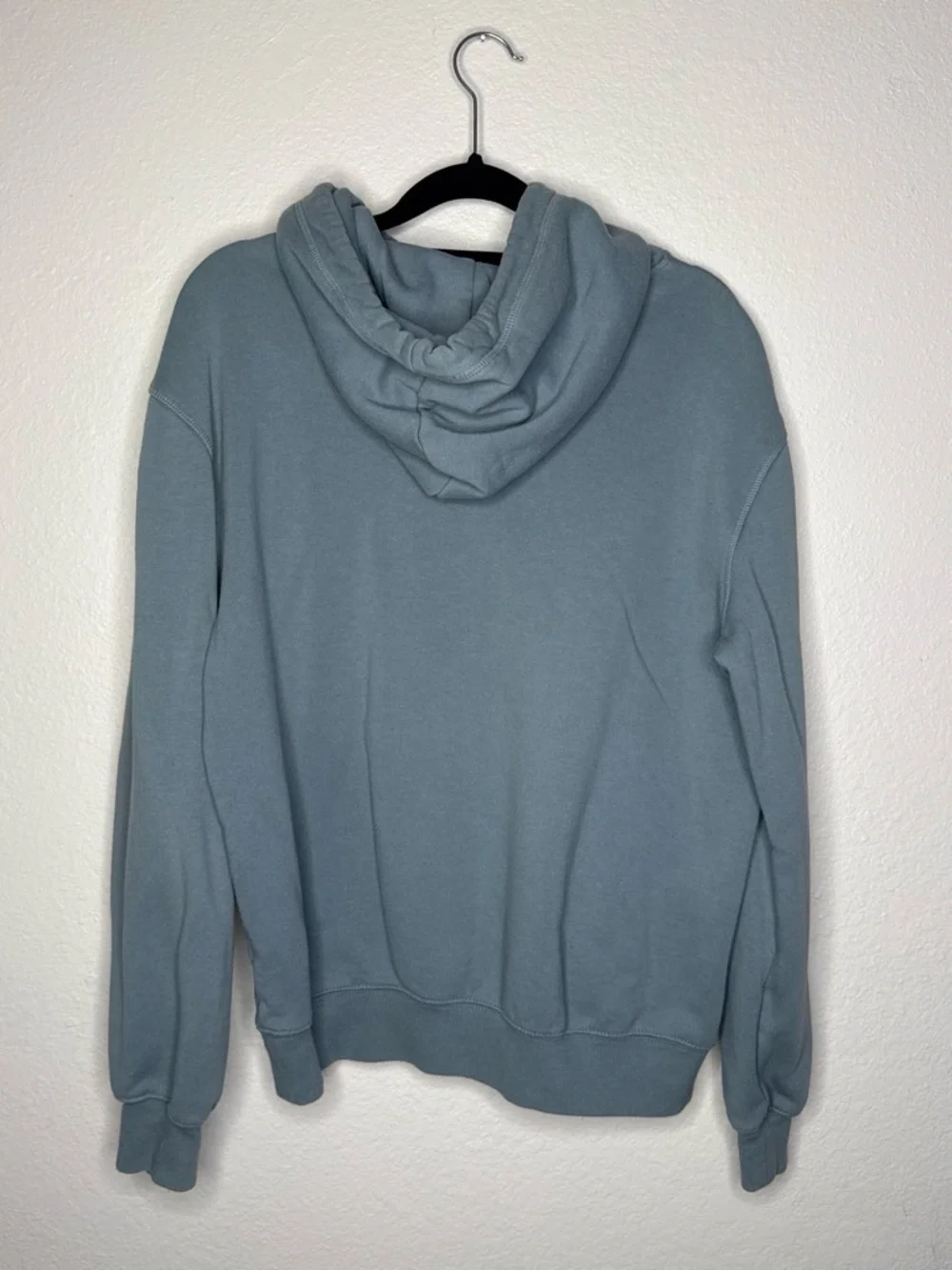 H&M Men's Slate Blue Hoodie with Kangaroo Pocket
